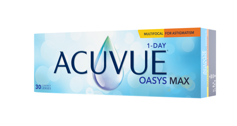 ACUVUE Packshot OASYS MAX 1-Day Multifocal for Astigmatism